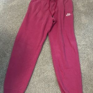 pink nike joggers